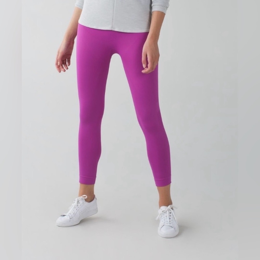 Lululemon Zone In Yoga Seamless Yoga Tights - Ultra Violet